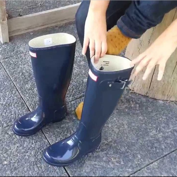 Hunter boots tallandnavy blueglossy - Picture 4 of 5